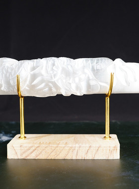 热销厂家供应天然件透石膏摩洛哥龙柱透石膏摆件