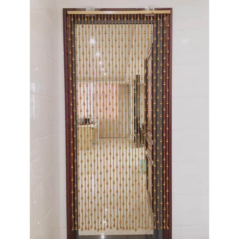 桃木葫芦珠帘门帘水晶隔断卫生间卧室客厅遮挡用门帘子免打孔,淘宝优惠券,粉丝福利购,淘宝优惠卷