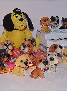 货源12名犬树脂动物宠物小狗模型家居工艺品摆件饰品礼品
