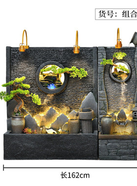 厂家直销喷泉水幕墙屏风客厅办公室庭院假山酒店流水别墅景观摆件