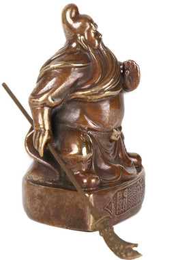 热销武将铜记工艺品摆件武财神关公摆件铜关公杨关公