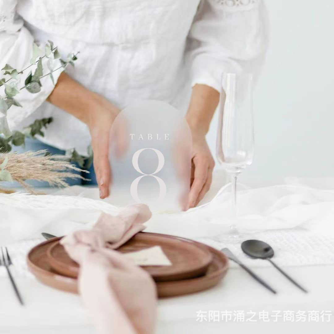 座位牌婚礼招待会磨砂拱形桌号磨砂拱形亚克力婚礼餐桌装饰,淘宝优惠券,粉丝福利购,淘宝优惠卷