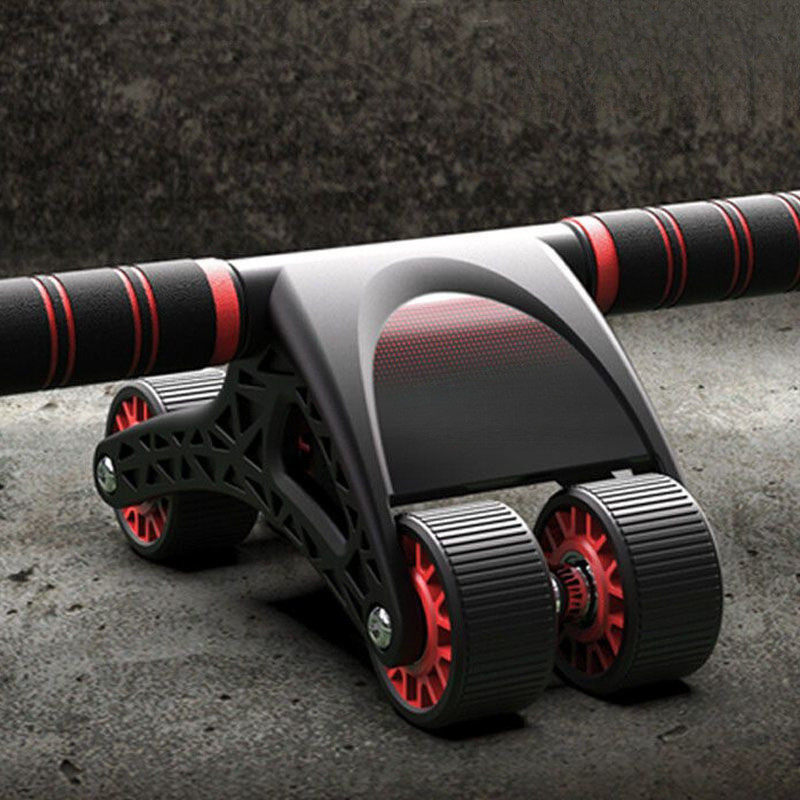 健腹轮四轮双向腹肌轮家用健身卷腹轮健腹器,淘宝优惠券,粉丝福利购,淘宝优惠卷