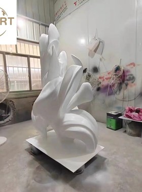 热销售楼处沙盘摆件酒店大堂玻璃钢雕塑前台软装饰品艺术装置大厅