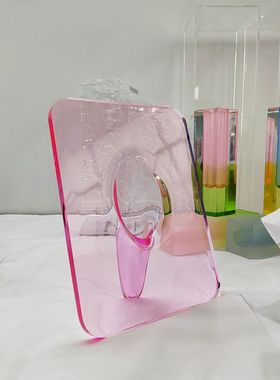 亚克力插瓶器花瓶简约批透明花器客厅餐桌迷你ins摆件装饰亚克力