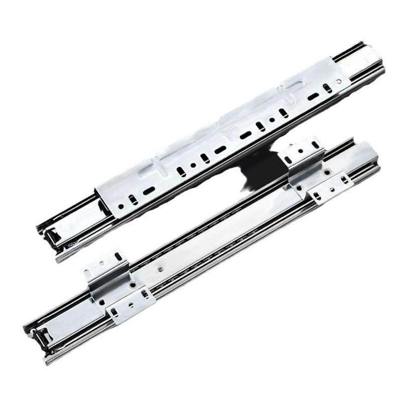 加厚拉篮滑轨橱柜抽屉轨道三节侧装滑道碗柜可调导轨厨房碗篮五金,淘宝优惠券,粉丝福利购,淘宝优惠卷