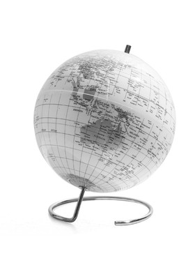 热销金属亚克力装饰品地球仪摆件现代高档轻奢线条书房样板房桌面