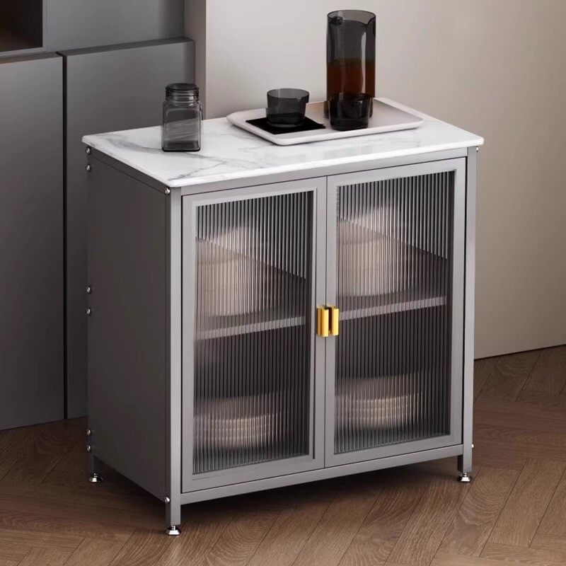 厨房置物架落地多层岩板收纳柜多功能微波炉烤箱切菜餐边碗储物柜,淘宝优惠券,粉丝福利购,淘宝优惠卷