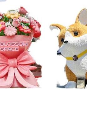 定制玻璃钢雕塑肖像卡通人像户外创意公园大型景观门口地标摆件