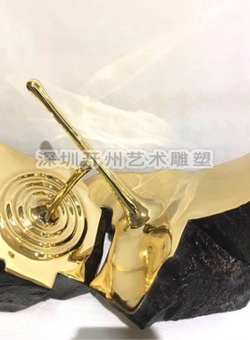 热销石头雕塑装饰品大厅装饰楼梯盘景观陈列摆设酒店大堂售楼处大