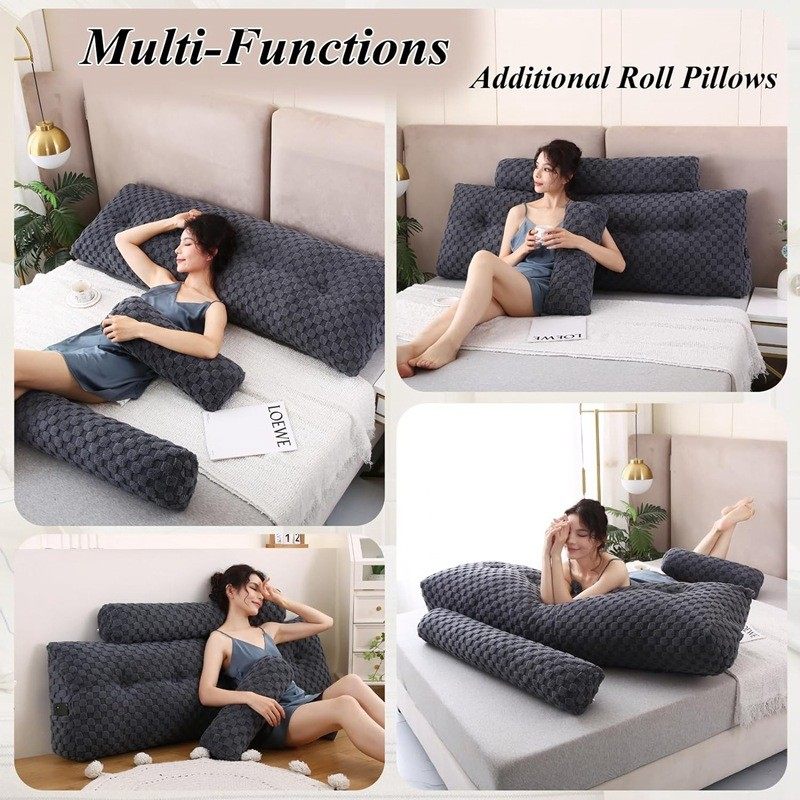 #新款三角靠枕床头靠垫抱枕榻榻米靠垫家用1米1.5m1.8m,淘宝优惠券,粉丝福利购,淘宝优惠卷