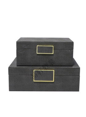 品样板房装饰摆件橱柜展示厂家直销收纳盒衣帽间整理箱首饰储物盒