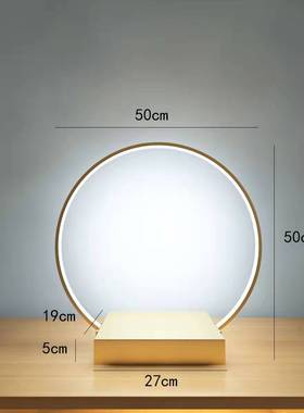 led灯花盆带灯底座创意铁艺托架蝴蝶兰圈配件招财猫家居装饰饰品