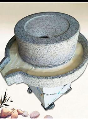 家用花岗岩小石磨传统工艺手推磨天然磨盘石头石雕商用电动石磨子