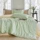 Light luxury style 60-piece Tianshi four-piece set summer double-sided ice silk naked sleeping embroidered quilt cover bed sheets bedding