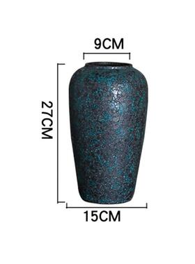 景德镇陶瓷干插花新粗陶盆载工艺客厅摆件装饰品花瓶时尚中式花瓶