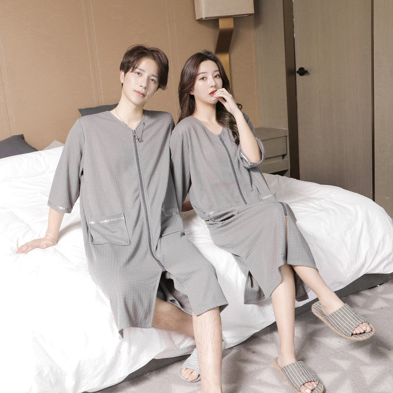 26X8吸水浴裙男士宽松薄款大码浴衣懒人可裸穿浴袍女夏季连体速干,淘宝优惠券,粉丝福利购,淘宝优惠卷