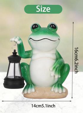 可爱动物提灯摆件太阳能户外花园热销创意场景装饰temu庭院