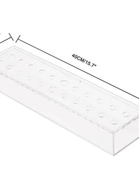 透明亚克力花瓶花盆ins风北欧轻奢水培长方形家居花盒收纳架