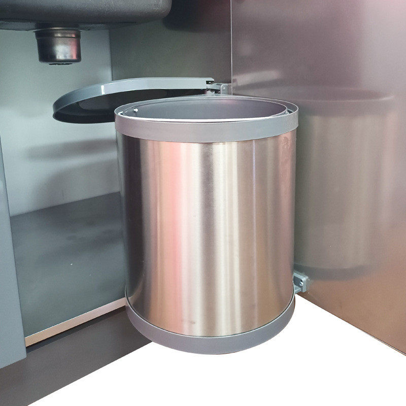 不锈钢垃圾桶旋转垃圾桶厨房柜内嵌入垃圾桶厨柜垃圾桶垃圾桶商用,淘宝优惠券,粉丝福利购,淘宝优惠卷