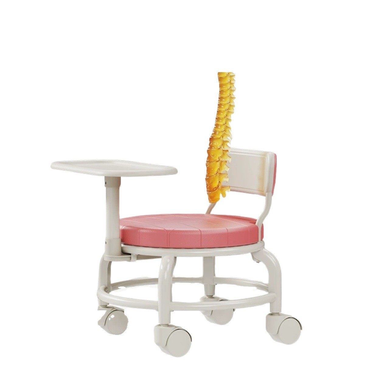 A18滑轮矮凳万向轮小凳子家用多功能儿童餐椅成长椅靠背小椅学习,淘宝优惠券,粉丝福利购,淘宝优惠卷