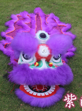 经典款儿童子舞狮羊毛狮子幼儿园表演道具塑料舞狮醒狮子舞狮子