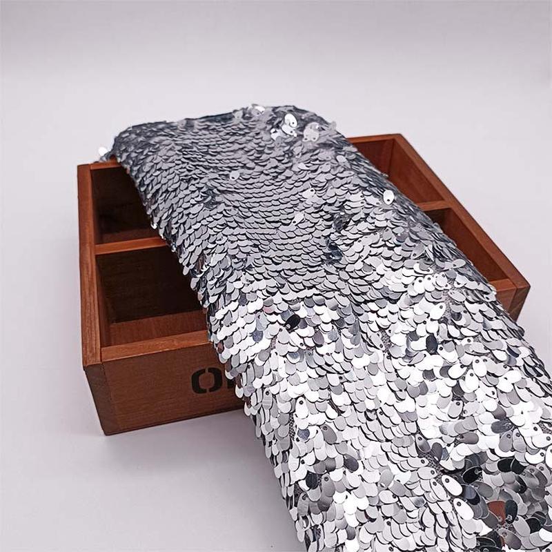 6厘材面料pet珠片绣服饰鞋瓜子亮片工艺品箱包布料电脑绣花辅料 - 图2