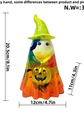 热销氛围南瓜树脂工艺品摆件万圣节感恩节派对聚会幽灵感装饰