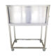 304 stainless steel storage mobile display cabinet mobile cabinet turnover box turnover truck dust-free clean workshop