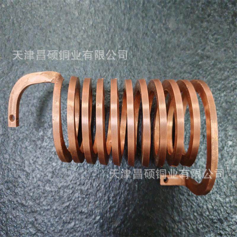 6*8紫铜方折弯加工紫铜使用螺旋铜管打孔铣槽电气设备线圈,淘宝优惠券,粉丝福利购,淘宝优惠卷