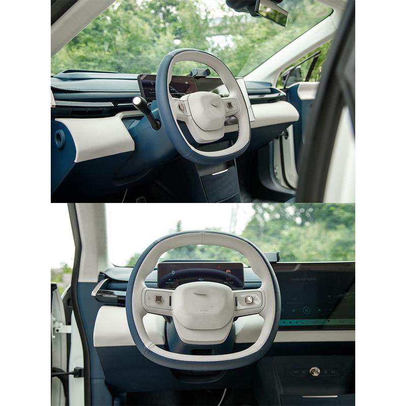 适用极氪x手缝方向盘套改装极氪x用品升级防滑防汉手把套把套装饰,淘宝优惠券,粉丝福利购,淘宝优惠卷