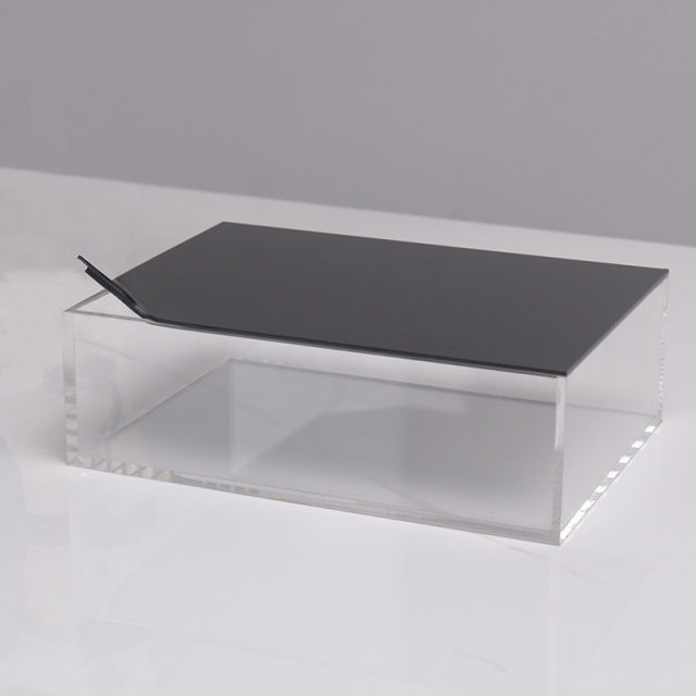 Simple and modern acrylic decorative jewelry storage box living room bedroom cloakroom indoor storage box ornament
