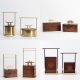 New Chinese-style metallic carrying box ornament model room study living room soft decoration Chinese style Huipai storage decorative box