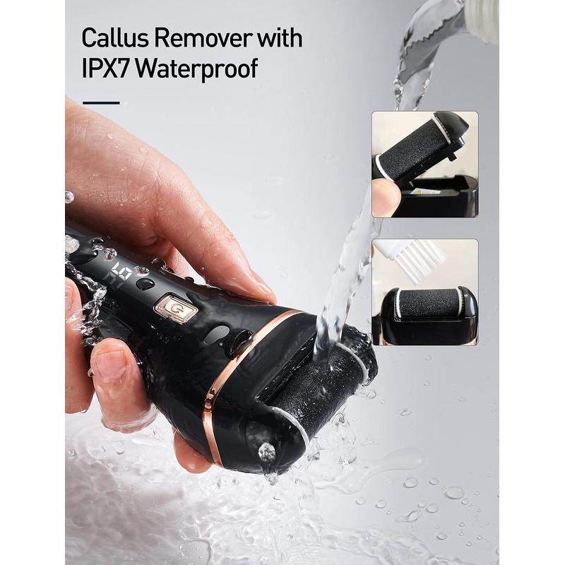 新款电动去死皮老茧修脚器全身水洗充电式数显带灯美脚修足磨脚器,淘宝优惠券,粉丝福利购,淘宝优惠卷