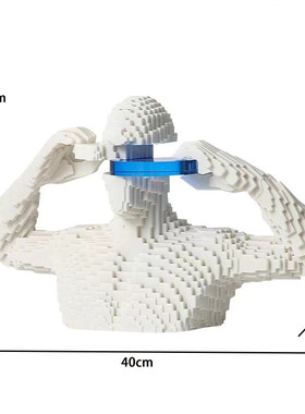 简约现代客厅风创意雕塑摆件样板间售楼处儿童房卡通抽象软装饰品