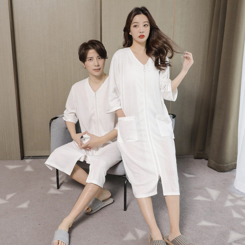 26X8吸水浴裙男士宽松薄款大码浴衣懒人可裸穿浴袍女夏季连体速干,淘宝优惠券,粉丝福利购,淘宝优惠卷