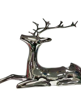 高档树脂轻奢鹿红酒架摆件家居架酒柜玄关品美式酒托创意酒瓶客厅