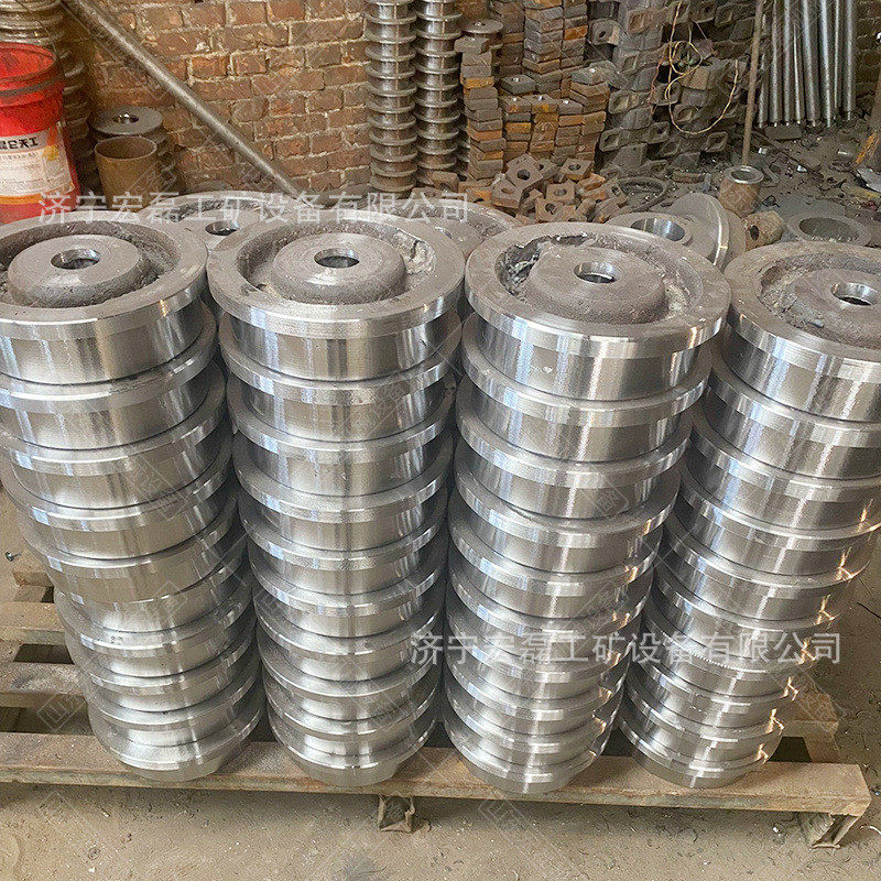 单边轨道轮铸钢加厚实心耐磨矿车轮对600轨距1吨翻斗式平板车轮,淘宝优惠券,粉丝福利购,淘宝优惠卷