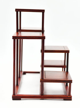 热销新中式客厅阳台落地花盆架子多层实木盆景花台绿萝多肉架置物