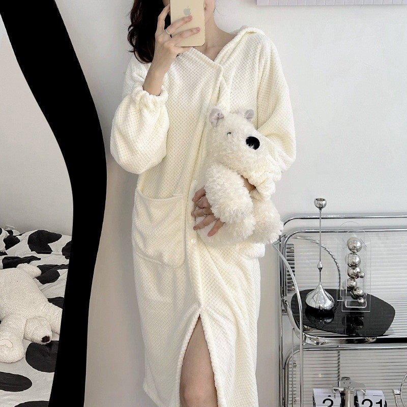 浴袍女秋冬新款浴巾吸水速干宿舍学生洗澡成人可穿可裹浴衣浴裙大,淘宝优惠券,粉丝福利购,淘宝优惠卷