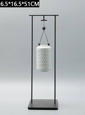 现代新中式创意铁艺倒流香软装炉吊挂沉香禅意香薰摆件装饰品摆设