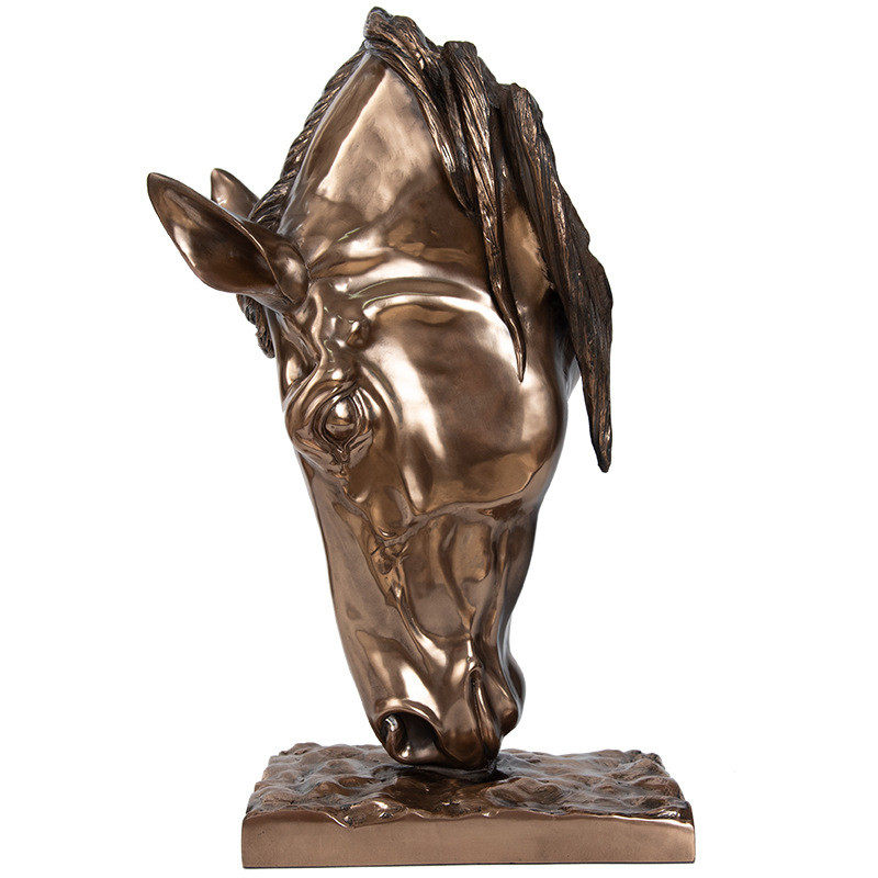 冷铸铜迎宾马头桌面摆件客厅电视柜酒柜玄关办公室装饰品乔迁送礼,淘宝优惠券,粉丝福利购,淘宝优惠卷