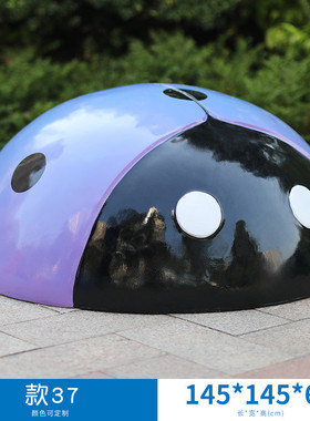 仿真瓢虫玻璃钢甲虫昆虫雕塑园林景观庭院房产小区公园绿地装饰品