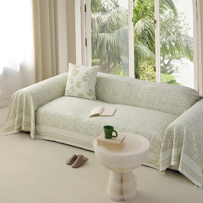 法式奶油风夏季凉感沙发盖布夏天款沙发盖巾全盖沙发套罩巾毯新品,淘宝优惠券,粉丝福利购,淘宝优惠卷