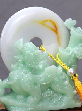 招财貔貅平安扣摆件家居厂家酒柜装饰品办公室店铺摆设品客厅批发