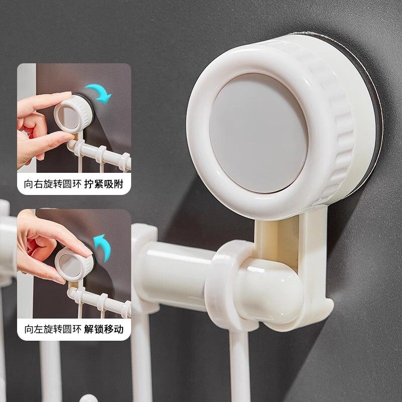 吸盘一排式挂钩橱柜门后滑轨锅铲勺子收纳挂架免打孔厨房连排挂钩,淘宝优惠券,粉丝福利购,淘宝优惠卷