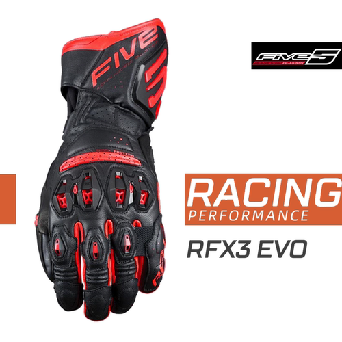 法国 FIVE RFX3 EVO 公路赛道 摩托车机车手套透气 专业骑行手套 - 图2