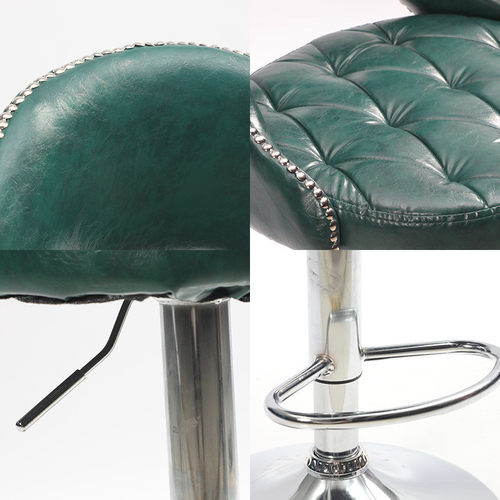 热销北尧吧椅轻奢前台收银椅子家用高脚岛台椅旋转可靠背椅子 - 图0