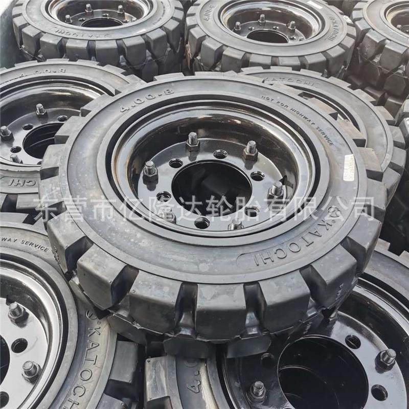 【亿隆达】平板车叉车手推车配套4.00-8/5.00-8/6.00-9实心胎,淘宝优惠券,粉丝福利购,淘宝优惠卷