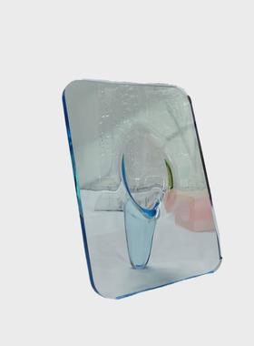 轻奢亚克力插花瓶装饰餐桌彩色花盒客厅厂网红摆件单支插花器迷你